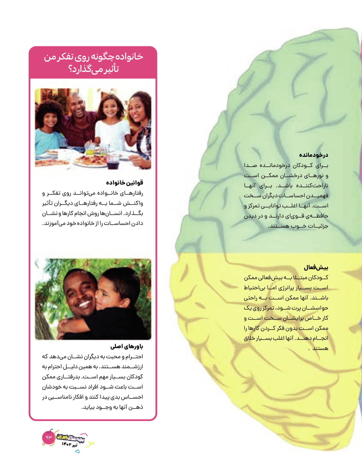 ماه نامه بچه های ایران - شماره چهار - ۰۳ تیر ۱۴۰۲ - صفحه ۹۳